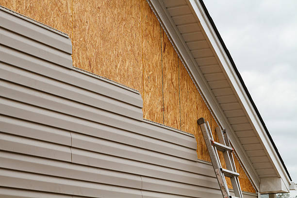 Professional Storm Damage Siding Repair technician working in Gaston, NC